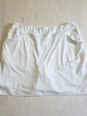 Coolibar UV Protection White Skort L